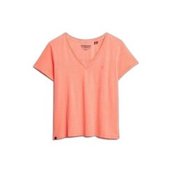 Koszulka damska Superdry Studios Slub. Brązowe t-shirty damskie Superdry., s, bez wzorów, klasyczne, bez kołnierzyka. Za 137.45 zł.