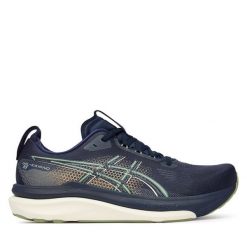 Buty do biegania Asics. Niebieskie buty sportowe męskie Asics, bez zapięcia, do biegania, asics gel kayano. Za 889.99 zł.