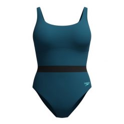Strój pływacki jednoczęściowy damski Speedo Shaping LuniaGlow One Piece. Niebieskie kostiumy jednoczęściowe damskie Speedo, l, bez wzorów, sportowe, do pływania. Za 269.99 zł.