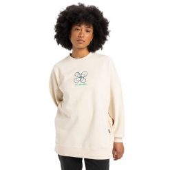 Bluza z okrągłym dekoltem dla Kobiety WORKWEAR Biały. Białe bluzy damskie Quiksilver, m, bez wzorów, z bawełny, bez kaptura. Za 299.99 zł.