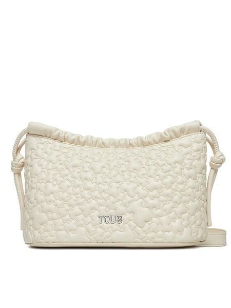 TOUS Torebka Puffy Bear 2002185301 Écru. Listonoszki damskie tous, bez wzorów, ze skóry, bez dodatków. Za 509.99 zł.