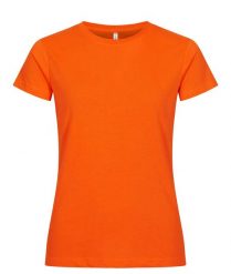 Clique New Classic-T Women – Klasyczny T-shirt z bawełny, współczesny krój –. Brązowe t-shirty damskie CLIQUE, m, bez wzorów, z bawełny, klasyczne, bez kołnierzyka. Za 104.39 zł.