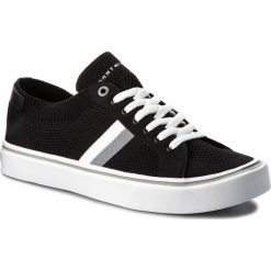 Tenisówki TOMMY HILFIGER - Lightweight Corporate Sneaker FM0FM01619 Black 990. Czarne trampki męskie Tommy Hilfiger, z gumy. W wyprzedaży za 239.00 zł.