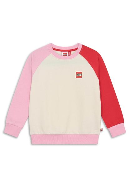 Bluza Bawełniana Dziecięca LEGO Saku705 Biała. Białe bluzy dla dziewczynek LEGO, bez wzorów, z bawełny, bez ramiączek, bez kaptura. Za 90.99 zł.