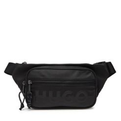Saszetka nerka HUGO. Czarne saszetki męskie Hugo, młodzieżowe, małe. Za 549.99 zł.