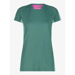 Koszulka szybkoschnąca damska CMP Maila T-Shirt Trail. Zielone koszulki sportowe damskie CMP, bez wzorów, bez kołnierzyka, bez ramiączek. Za 125.99 zł.