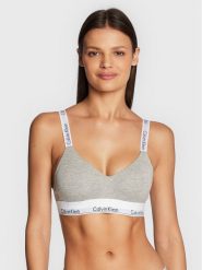 Calvin Klein Underwear Biustonosz bezfiszbinowy 000QF7059E Szary. Szare biustonosze Calvin Klein Underwear, bez wzorów, z bawełny. Za 149.99 zł.