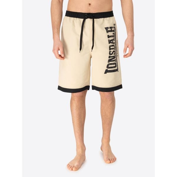 Szorty bokserskie Lonsdale Clennell. Brązowe kąpielówki męskie Lonsdale, m, bez wzorów, na fitness i siłownię. Za 176.50 zł.