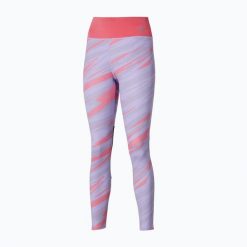 Legginsy do biegania damskie Mizuno 7/8 Printed. Fioletowe legginsy damskie Mizuno, m, bez wzorów, z elastanu, długie, do biegania. Za 179.99 zł.