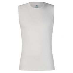Koszulka tech. męska Odlo BL TOP crew neck singlet PERFORMANCE LIG. Białe koszulki sportowe męskie Odlo, m, bez wzorów, bez kołnierzyka, bez ramiączek, do biegania. Za 209.99 zł.