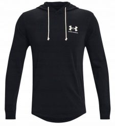 Under Armour MĘSKA BLUZA SPORTOWA KANGUREK UNDER ARMOUR RIVAL 1370401-001. Bluzy męskie Under Armour, m, bez wzorów, bez kaptura. Za 141.00 zł.