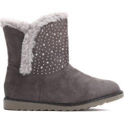 Szare Botki Winter Season. Szare botki dziewczęce Born2be, z materiału. Za 79.99 zł.
