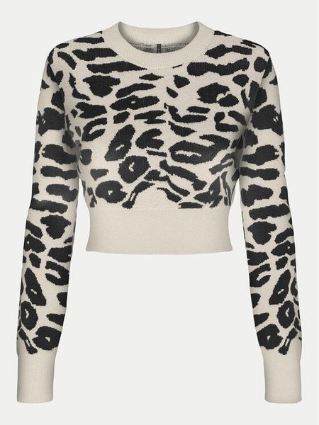 ONLY Sweter Lima 15339828 Beżowy Cropped Fit. Brązowe swetry damskie Only, s, bez wzorów, z syntetyku, bez kołnierzyka, bez ramiączek, bez kaptura. Za 79.99 zł.