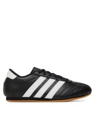 Adidas Sneakersy Taekwondo JR6807 Czarny. Czarne buty sportowe dziewczęce Adidas, bez wzorów, ze skóry, bez zapięcia. Za 209.99 zł.