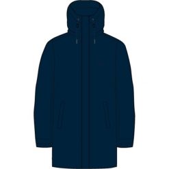 Parka Helly Hansen Munich Rain. Niebieskie parki męskie Helly Hansen, na zimę, m, bez wzorów, bez kaptura. W wyprzedaży za 764.00 zł.
