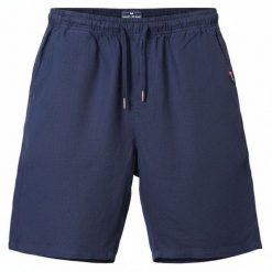 Letnie Lniane Szorty (Krótkie Spodenki) - Pako Jeans - Granatowe. Szorty męskie Pako Jeans, na lato, l, bez wzorów, z jeansu, klasyczne. Za 159.00 zł.