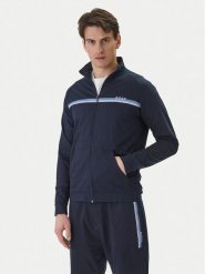 BOSS Bluza Authentic 50554779 Granatowy Regular Fit. Niebieskie bluzy męskie Boss, l, bez wzorów, z bawełny, bez kaptura. Za 429.99 zł.