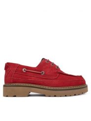 Tommy Jeans Półbuty Tjw Archive '01 Low Boat Shoe EN0EN03157 Czerwony. Czerwone półbuty damskie Tommy Jeans, bez wzorów, z jeansu, bez obcasa, na płaskiej podeszwie, bez zapięcia. Za 569.99 zł.