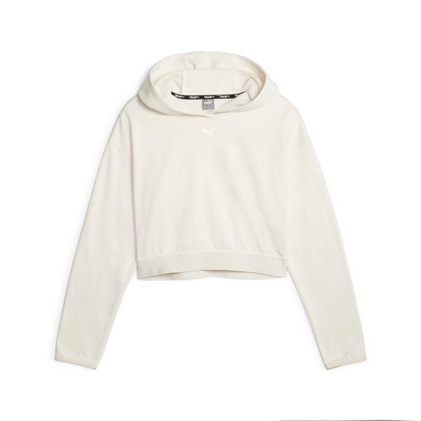 Bluza Sportowa Damska Puma Strong Power Fl. Białe bluzy damskie Puma, xl, bez wzorów, bez kaptura, na fitness i siłownię. Za 139.99 zł.