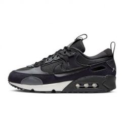 Buty do chodzenia damskie Nike Air Max 90 Futura. Czarne obuwie sportowe damskie Nike, bez wzorów, z gumy, trekkingowe, nike air max. Za 1,283.00 zł.