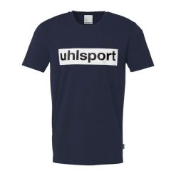 Koszulka Uhlsport Essential Promo. Niebieskie koszulki sportowe męskie Uhlsport, m, bez wzorów, z bawełny, bez kołnierzyka, bez ramiączek, na fitness i siłownię. Za 95.00 zł.