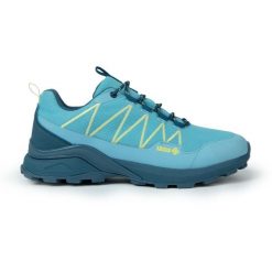 Męskie buty trekkingowe/turystyczne na średnie/krótkie dystanse z podeszwą z bie. Niebieskie trekkingi męskie IZAS, outdoorowe. Za 322.99 zł.