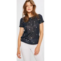 Answear - Top. Szare topy damskie ANSWEAR, z dzianiny, z okrągłym kołnierzem, bez rękawów. W wyprzedaży za 59.90 zł.
