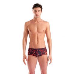 Szorty kąpielowe męskie Arena Graphic Swim Low Waist Short. Czarne kąpielówki męskie Arena, m, bez wzorów, z materiału, do pływania. Za 199.99 zł.