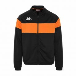 Kurtka z dresu Kappa Dacone. Brązowe kurtki męskie Kappa, m, bez wzorów, z dresówki, bez kaptura. Za 169.25 zł.