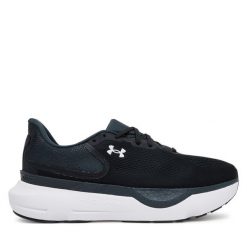 Buty do biegania Under Armour. Czarne obuwie sportowe damskie Under Armour, bez wzorów, do biegania. Za 429.99 zł.