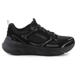 Buty do chodzenia damskie Skechers Edgeride. Czarne obuwie sportowe damskie Skechers, bez wzorów, z gumy, trekkingowe. Za 407.00 zł.