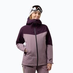 Kurtka skiturowa damska Jack Wolfskin Alpspitze Tour 3L. Fioletowe kurtki damskie Jack Wolfskin, na zimę, l, bez wzorów, z materiału, bez kaptura. Za 1,369.00 zł.