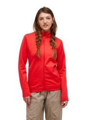Bluza Peak Performance damska Rider Tech Zip Jacket czerwona - M. Czerwone bluzy damskie Peak Performance, m, bez wzorów, z elastanu, z kapturem. Za 569.00 zł.