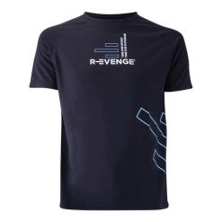 Koszulka męska z krótkim rękawem Fitness, czarny. Białe koszulki sportowe męskie R-EVENGE, m, bez wzorów, z materiału, bez kołnierzyka, bez ramiączek, na fitness i siłownię. Za 71.89 zł.
