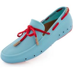 Mocks sandały wodne unisex roz. 38 — lekkie, gumowe. Czerwone sandały damskie SUMMER FUN, bez wzorów, z gumy, bez obcasa, bez zapięcia. Za 139.99 zł.