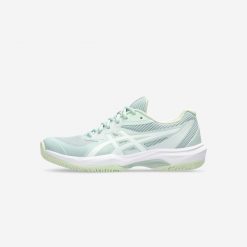 Buty tenisowe damskie ASICS Game FF na każdą nawierzchnię. Obuwie sportowe damskie Asics, bez wzorów, z meshu, tenisowe. Za 399.99 zł.