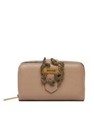 Just Cavalli Portfel 81RA5PA4 ZSA89 Brązowy jasny. Brązowe portfele damskie Just Cavalli, bez wzorów. Za 389.99 zł.
