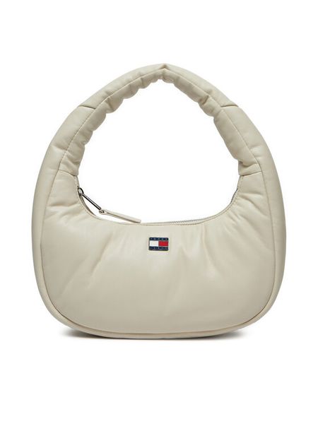 Tommy Jeans Torebka Tjw Pillow Shoulder Bag AW0AW16977 Beżowy. Brązowe torebki do ręki damskie Tommy Jeans, bez wzorów, z jeansu, bez dodatków. Za 209.99 zł.