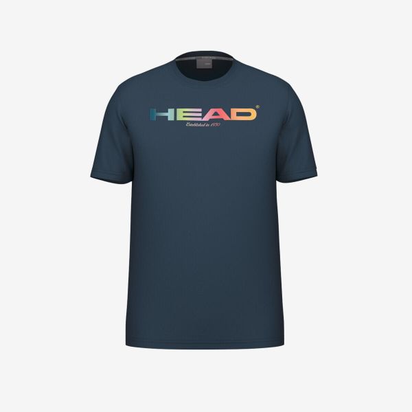 Koszulka Head Rainbow. Niebieskie koszulki sportowe męskie Head, s, bez wzorów, bez kołnierzyka, bez ramiączek, tenisowe. W wyprzedaży za 153.00 zł.