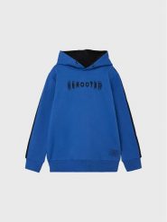 NAME IT Bluza 13207247 Niebieski Regular Fit. Niebieskie bluzy dla chłopców Name it, bez wzorów, z bawełny, bez ramiączek, bez kaptura. Za 144.99 zł.