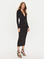 Bardot Sukienka koktajlowa Lorel 59613DB Czarny Slim Fit. Czarne sukienki damskie Bardot, m, bez wzorów, z syntetyku, wizytowe, bez kołnierzyka, bez ramiączek. Za 249.99 zł.