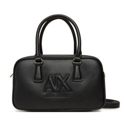 Torebka Armani Exchange. Czarne torebki do ręki damskie Armani Exchange, bez wzorów, klasyczne, bez dodatków. Za 569.99 zł.