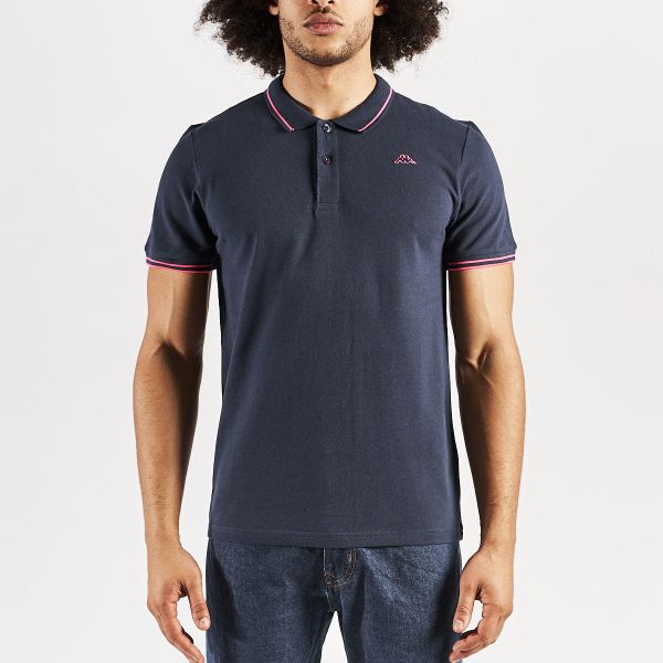 Polo Kappa Ezio Korporate. Czerwone koszulki polo męskie Kappa, m, bez wzorów, eleganckie, bez ramiączek. Za 110.60 zł.