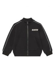 Guess Bluza L5GQ08 KB3P2 Czarny Regular Fit. Czarne bluzy dla chłopców Guess, z aplikacjami, z bawełny, bez ramiączek, bez kaptura. Za 219.99 zł.