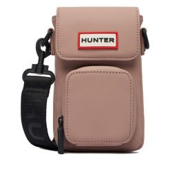 Torebka Hunter. Czerwone listonoszki damskie Hunter, bez wzorów, bez dodatków. Za 99.99 zł.