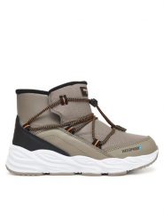 Skechers Śniegowce Turbo Tread 406385L TPBK Szary. Szare buty zimowe chłopięce Skechers, bez wzorów, z materiału, bez zapięcia. Za 289.99 zł.