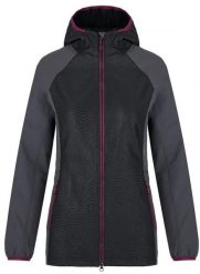 Damska kurtka softshell Loap Uriella szara. Czarne kurtki sportowe damskie ÀLG, l, bez wzorów, z dzianiny, z kapturem. Za 94.48 zł.