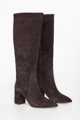 Kozaki damskie zamszowe TWINSET. Kozaki damskie Twinset Milano, z zamszu, bez obcasa. Za 1,669.00 zł.