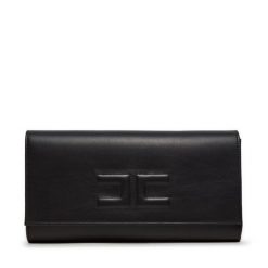 Torebka Elisabetta Franchi. Czarne kopertówki damskie Elisabetta Franchi, bez wzorów, bez dodatków. Za 1,389.00 zł.