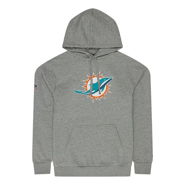 Bluza z kapturem Miami Dolphins NFL. Białe bluzy męskie New Era, m, bez wzorów, z bawełny, z kapturem. Za 191.00 zł.